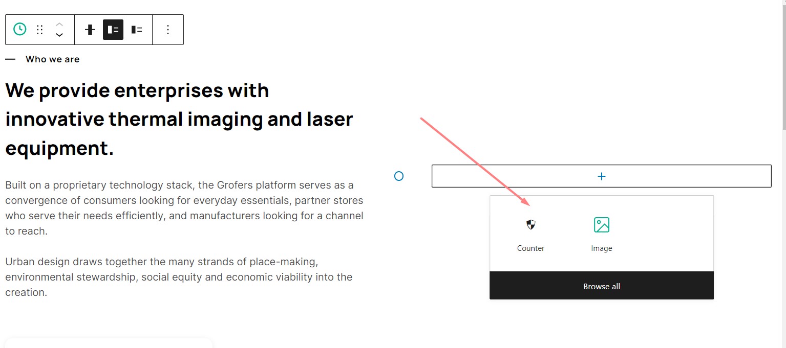 Media Text &amp; Counter