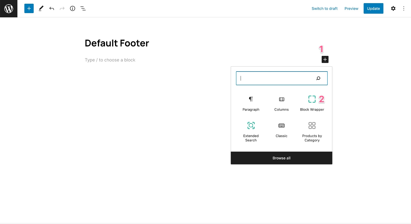 Footer Settings 3