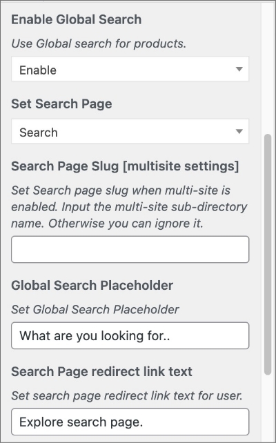 Global Search